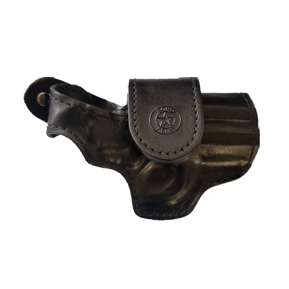 Bond Arms Leather Cross Draw Driving Holster 3.5" Barrel RH Black Stitch
