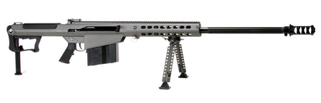 Barrett 18067 M107A1 50 BMG 29" 10+1 Tungsten Gray Cerakote Tungsten Gray Fixed with Sorbothane Recoil Pad Stock Black Polymer Grip
