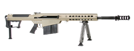 Barrett 18066 M107A1 50 BMG 20" 10+1 Flat Dark Earth Cerakote Flat Dark Earth Fixed with Sorbothane Recoil Pad Stock Black Polymer Grip