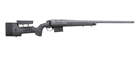 Bergara Rifles BPR2065MCHB Premier HMR Pro 6.5 Creedmoor 5+1 24" Heavy/Threaded Barrel, Tactical Gray Cerakote, Black with Gray Fleck Stock