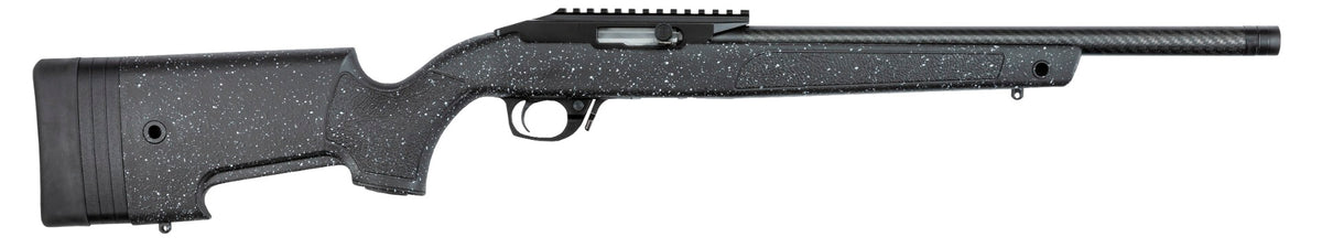 Bergara Rifles BXR002 BXR 22 LR 10+1 16.50" Carbon Fiber Barrel, Matte Blued Aluminum Receiver, Gray Speckled Black Synthetic Stock, Right Hand