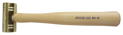 Grace USA 16oz Precision Brass Head Gunsmith Hammer USA Made