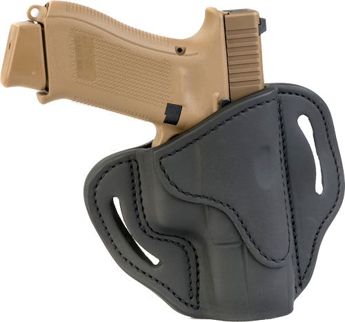 1791 Gunleather BH2.1 Left Hand OWB Holster Black Steerhide Leather Multi-Fit Glock 17