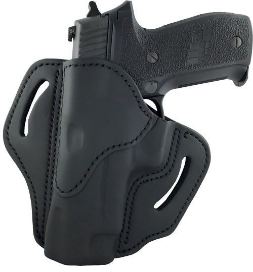 1791 Gunleather BH2.3 Left Hand OWB Belt Holster Black Leather 1911 5" Railed Models