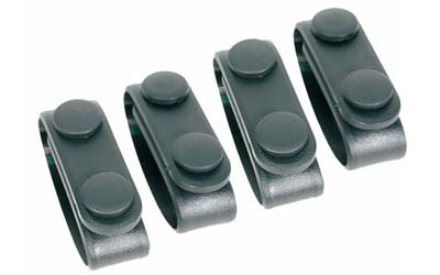 BLACKHAWK 4-Pack Molded Belt Keepers for 2-Inch/2.25-Inch Duty Belts, Black 44B300BK