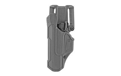 BLACKHAWK T-Series L2D Left-Hand Duty Holster, Glock 17/19/22/23/31/32/45/47, Polymer, Black, 44N100BKL
