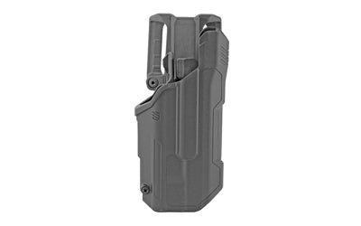 BLACKHAWK T-Series L2D Right-Hand Duty Holster, Glock 21 TLR1/TLR2, Level 2 Retention, Black, 44N213BKR
