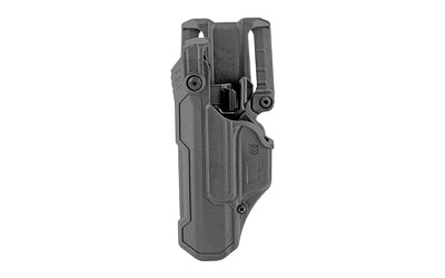 BLACKHAWK T-Series L3D Left-Hand Duty Holster, Glock 17/22/31, Level 3 Retention, Black, 44N500BKL