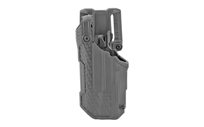 BLACKHAWK 44N600BWL T-Series L3D Holster, LH, Fits Glock 17/19/22/31 w/ TLR1/TLR2, Jacket Slot Loop, Black Basketweave