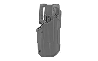 BLACKHAWK T-Series L3D Right-Hand Duty Holster, Glock 21 TLR1/TLR2, Level 3 Retention, Black, 44N613BKR