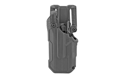 BLACKHAWK T-Series L3D Left-Hand Duty Holster, Glock 17/22/31 TLR7, Level 3 Retention, Black, 44N700BKL