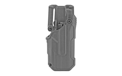 BLACKHAWK T-Series L3D Right-Hand Duty Holster, Glock 17/22/31 TLR7, Level 3 Retention, Black, 44N700BKR