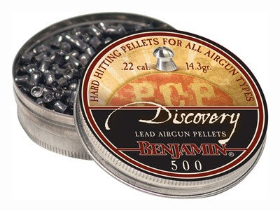 Benjamin Discovery .22 Hollow Point Pellets 14.3 Grain 500 Per Pack