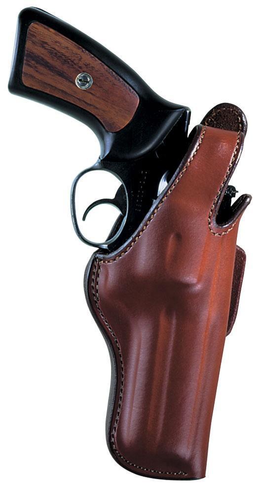 Bianchi Model 5BHL Right Hand Tan Leather Thumbsnap Holster Ruger SP101 3"