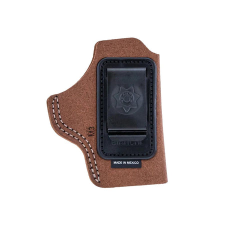 Bianchi Model 6 Concealed Carry IWB Holster Glock 43 Brown Suede RH