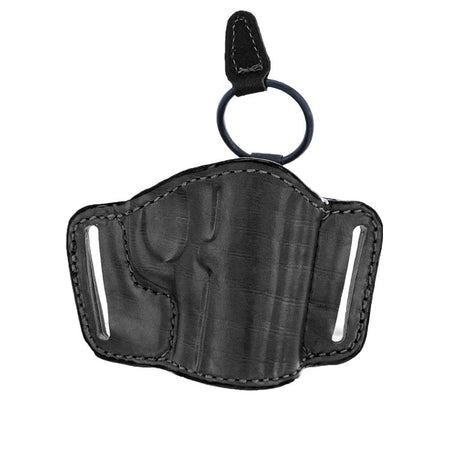 Bianchi Model 105 Minimalist OWB Concealment Holster Colt 1911s/Glock 42 Full Grain Leather Black RH