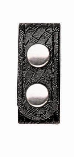 Bianchi 7906 AccuMold Elite 4-Pack Belt Keeper Basket Weave Black