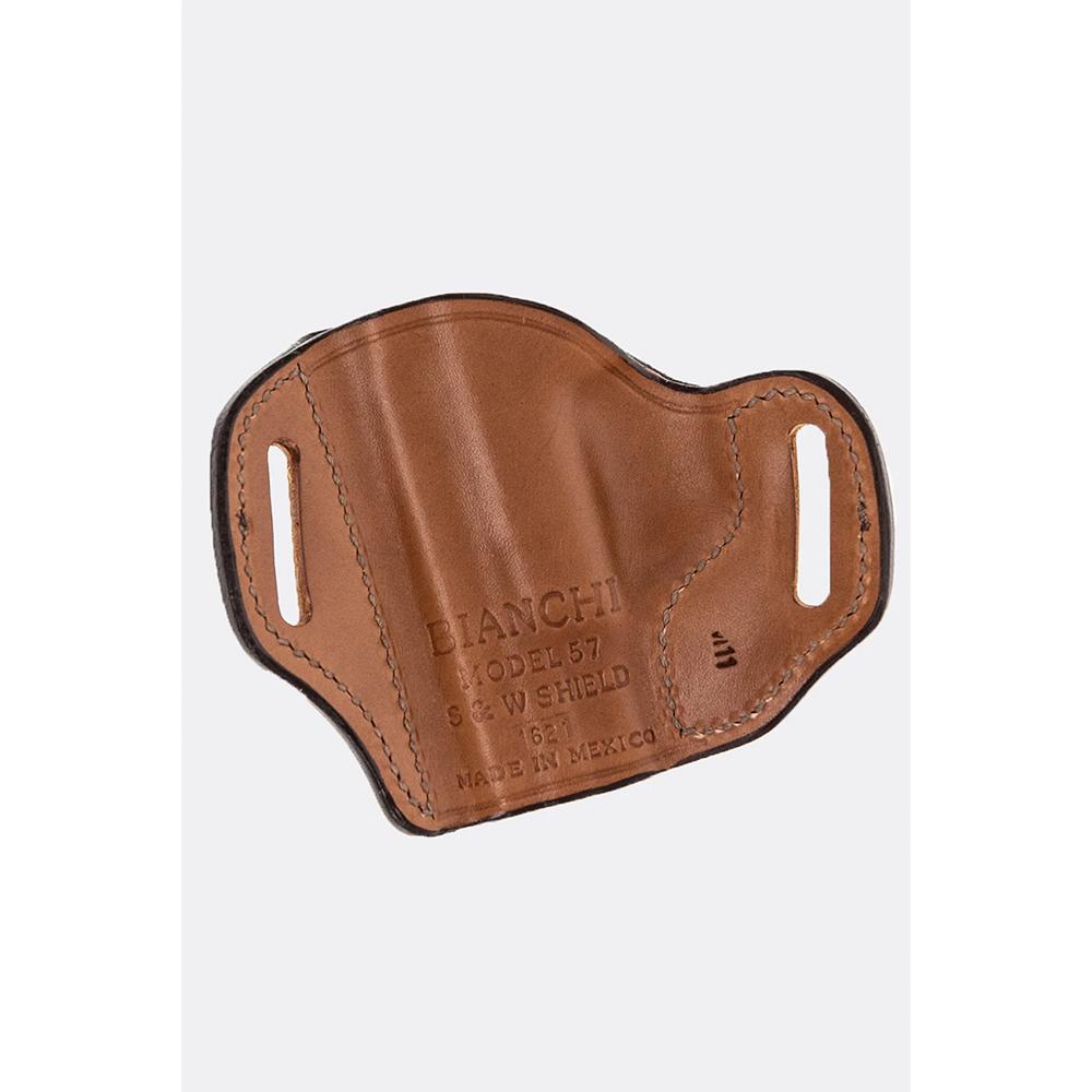 Bianchi 57 Remedy Concealed Leather Belt Holster for Glock 19/23/32 Tan RH