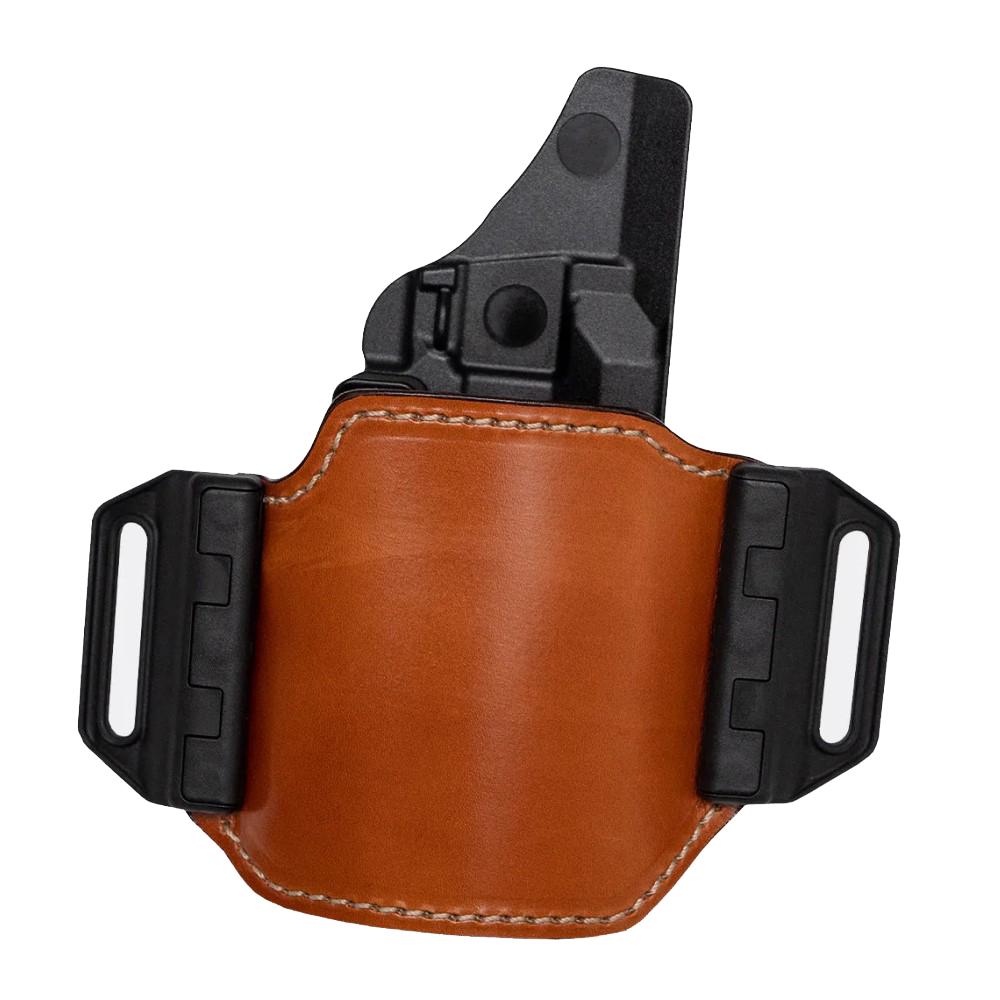 Bianchi Shenandoah Dual-Carry Leather Holster Tan RH Glock 43 Hellcat