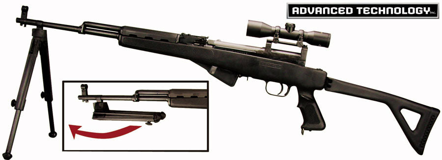 Advanced Technology SKS Bipod Featherweight Black Nylon