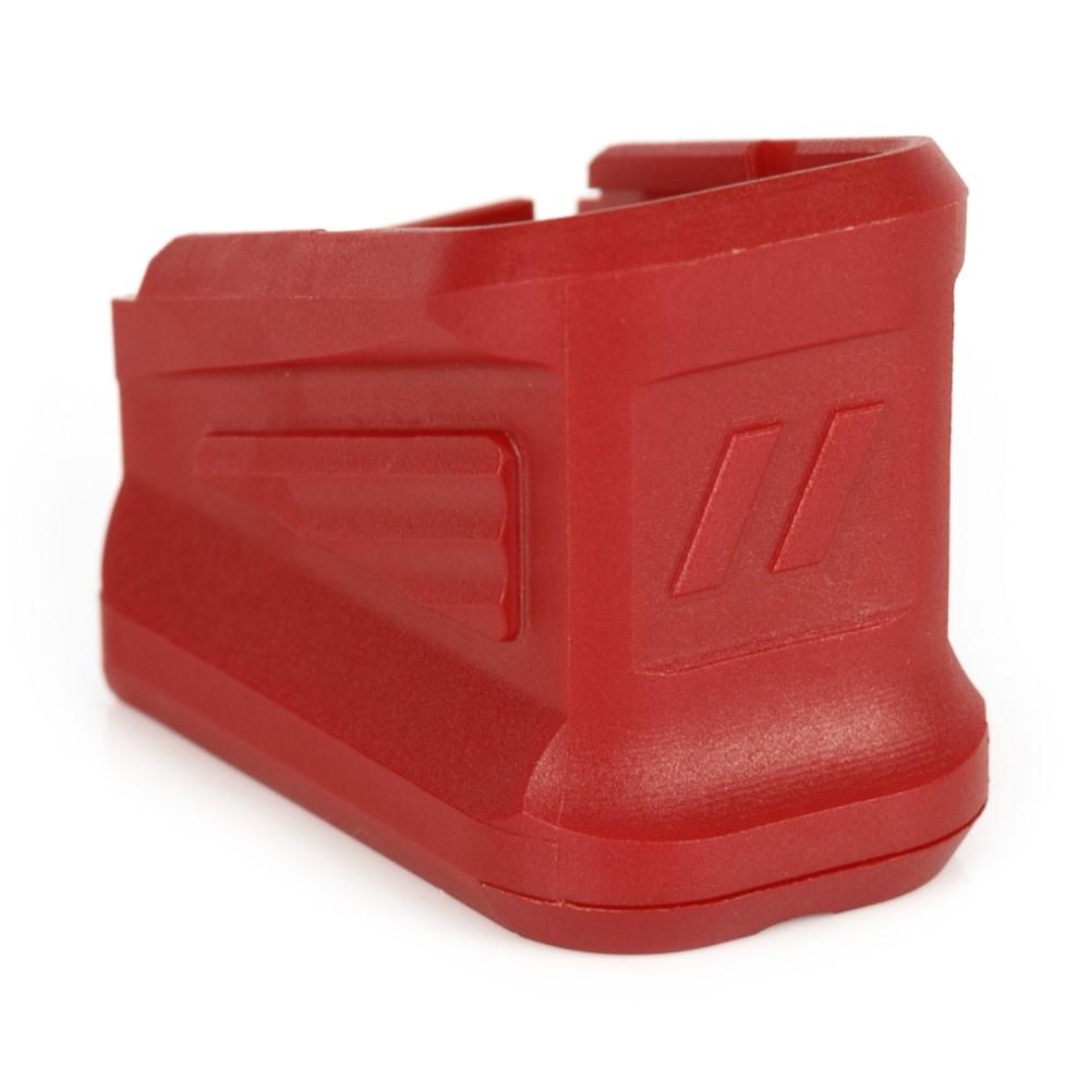ZEV Basepad Glock 9mm/.40 Cal Red Magazine Extension +5 Rounds