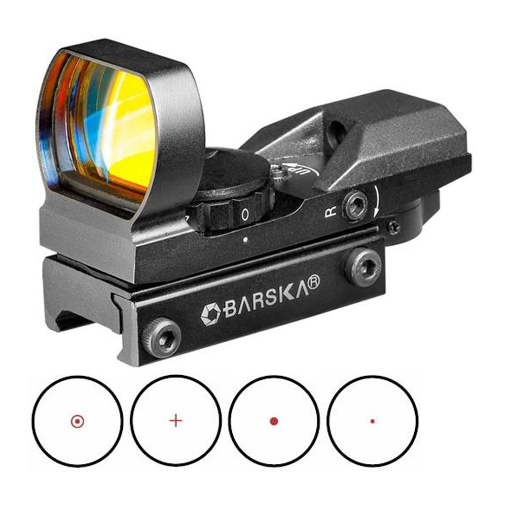 Barska Tactical Electro Sight Multi-Reticle with Adjustable Illumination & Multi-Rail