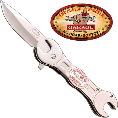 MC Busted Knuckle Drop Point 3" Stainless Folding Knife