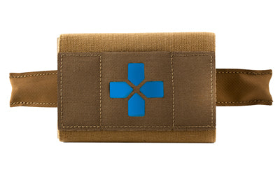 Blue Force Gear Coyote Micro Trauma Kit NOW! Belt Mounted Medical Pouch, Empty