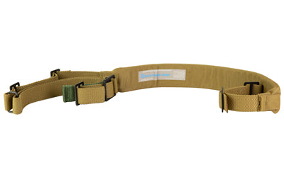 Blue Force Gear Vickers Padded Combat Applications Sling, Coyote, 1.25" Webbing, Metal Hardware, 54"-64" VCAS-200-OM-CB