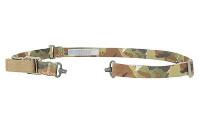 Blue Force Gear Vickers ONE 2-Point Sling Push Button Swivels 54" Multicam 1" Webbing VCAS-PB-100-AA-MC