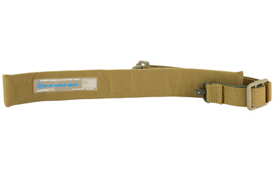 Blue Force Gear VCAS-PB-200-AA-CB Vickers Padded Push Button Sling, 2-Point, Coyote, 1" Webbing, 54" Length