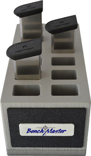 Benchmaster 9mm Double Stack Magazine Rack 12 Slot Organizer
