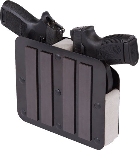 Benchmaster Two Pistol Storage Rack Magnetic Strip Mount