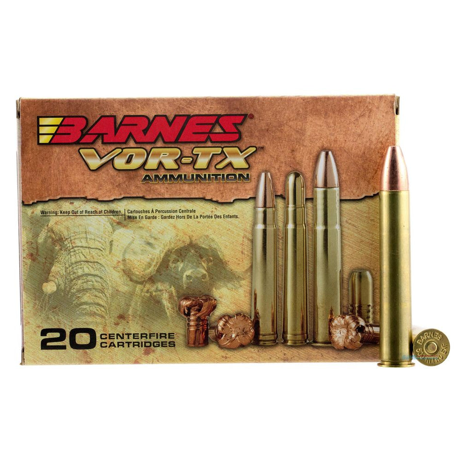 Barnes .500 Nitro Express VOR-TX Safari 570 grain TSX Flat Base ammunition