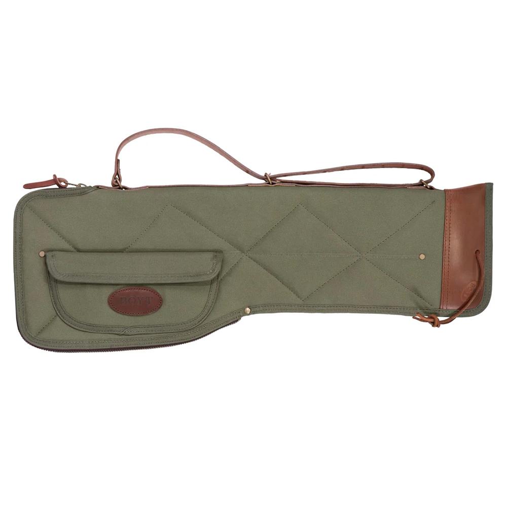 Boyt Waxed Canvas Takedown Shotgun Case 34" OD Green Signature Series