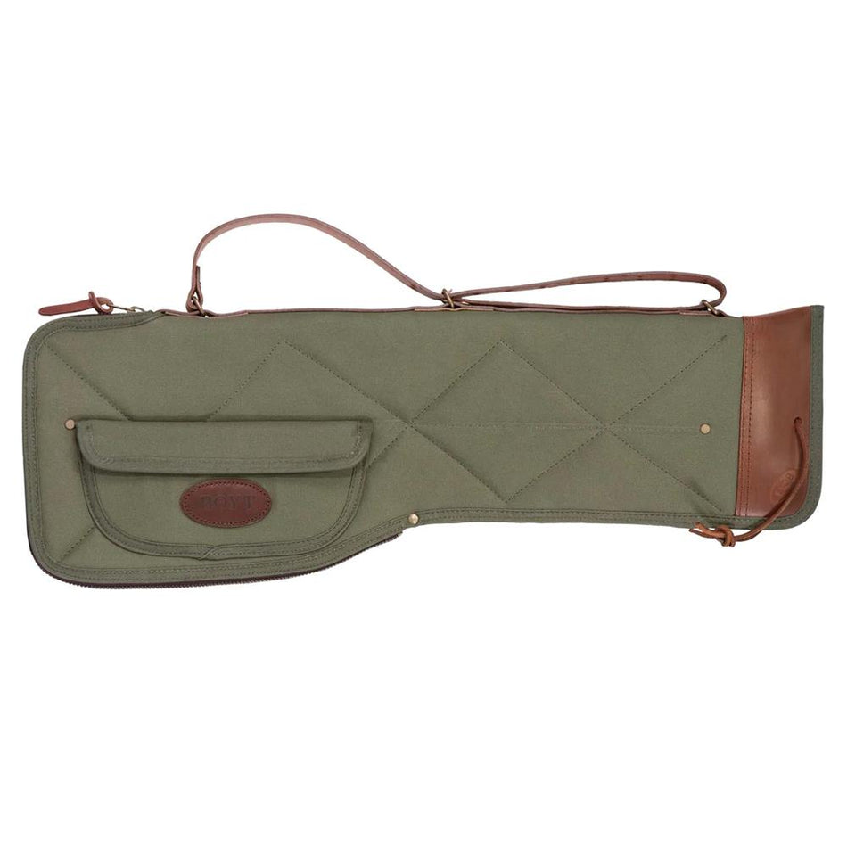 Boyt Waxed Canvas Takedown Shotgun Case 34" OD Green Signature Series