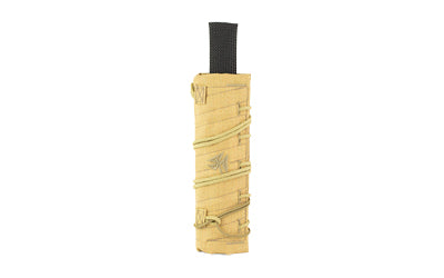 Burn Proof Gear Heavy Suppressor Sleeve, 8.5"x1.5", Wheat Tan, Aerospace Grade