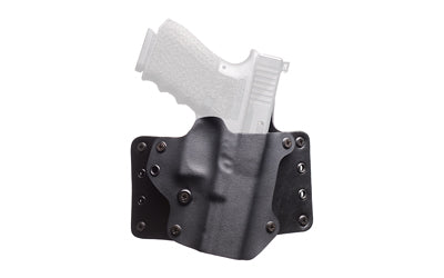 BlackPoint Tactical OWB Leather Wing Holster, Fits Glock 19/23/32, Right-Hand, Kydex & Leather, 15 Degree Forward Cant 100079
