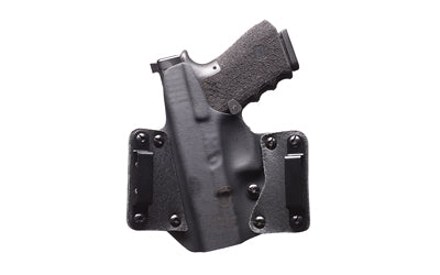 BlackPoint Tactical OWB Leather Wing Holster, Fits Sig Sauer P365, Right-Hand, Kydex & Leather, 15 Degree Forward Cant 105928