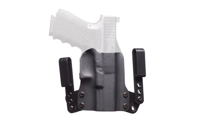 BlackPoint Tactical IWB Mini Wing Holster, Fits Sig P365 AXG Legion, Black Kydex & Leather, Tall Sights 171987