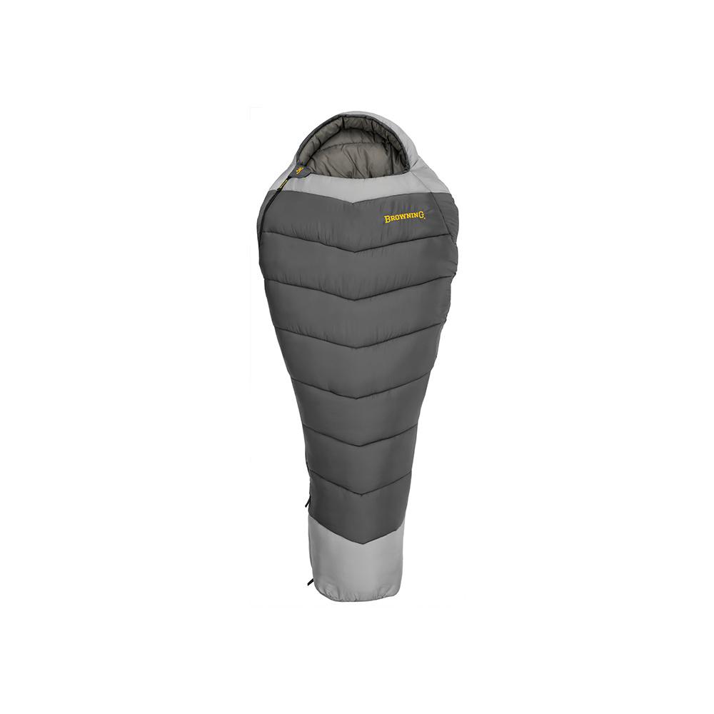 Browning Denali -30° Synthetic Insulated Mummy Sleeping Bag Charcoal Gray