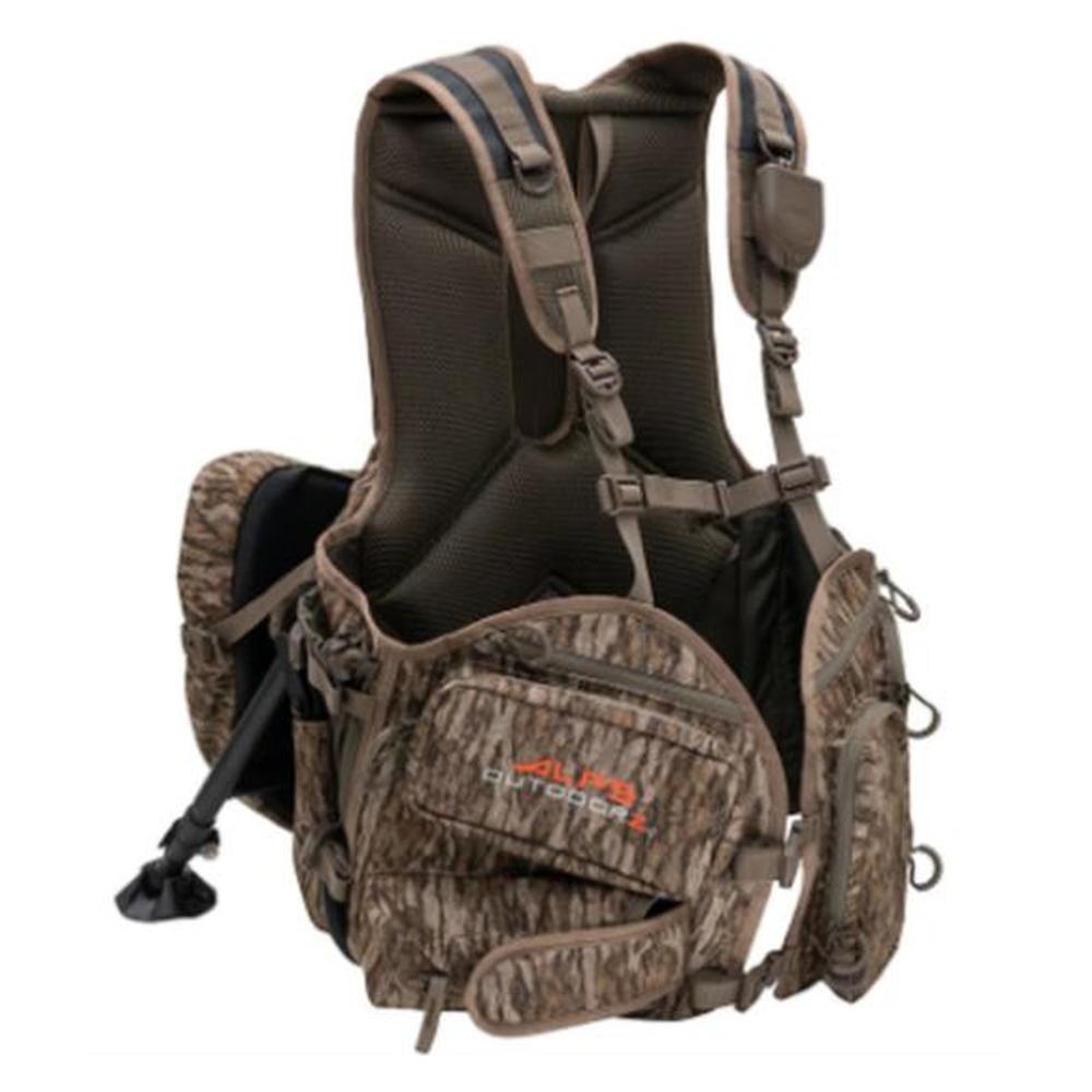Alps Outdoorz Grand Slam Turkey Vest with Seat and Call Pockets Mossy Oak Bottomland