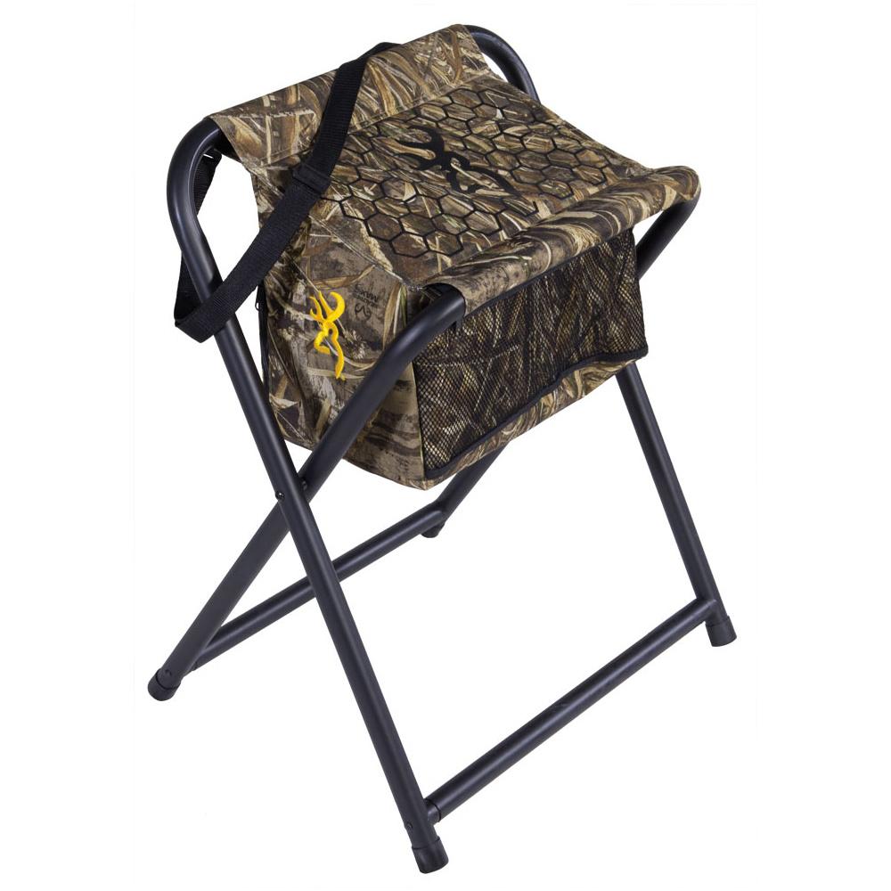 Browning SteadyReady Hunter-Ready Stool with Built-In Cooler Realtree MAX-5