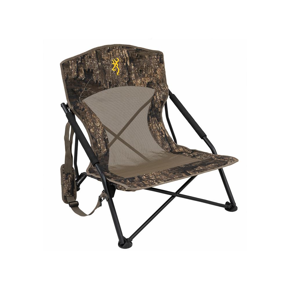 Alps Browning Strutter MC Camp Chair with Carry Strap Mossy Oak Country DNA