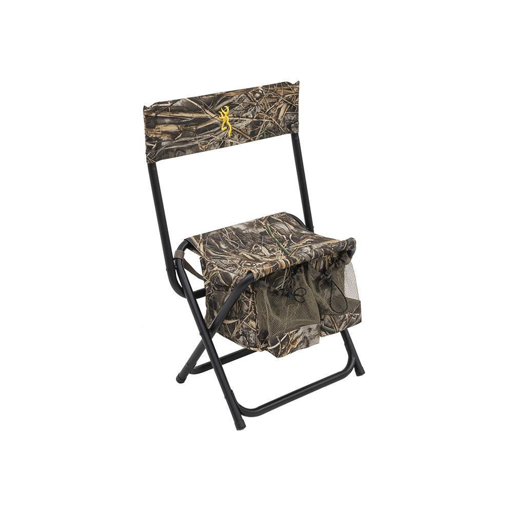 Browning Dove Shooter Seat MAX-7 Camo Powder-Coated Steel Frame with Cooler