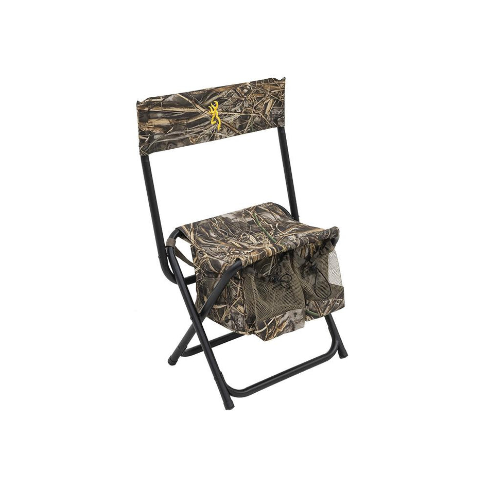 Browning Dove Shooter Seat MAX-7 Camo Powder-Coated Steel Frame with Cooler