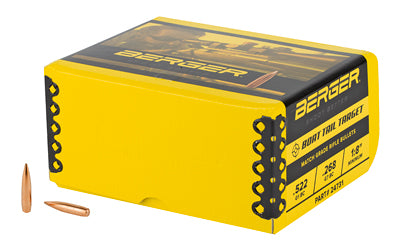 Berger 6MM .243 Dia BT Target 108 Grain BTHP Bullets 500 Pack 24731