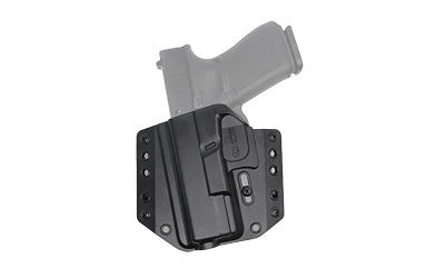 Bravo Concealment BCA OWB Concealment Holster, Left Hand, Fits Glock 19/19X/23/32/45, Black