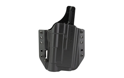 Bravo Concealment BCA OWB Light Bearing Holster, Glock 17/22/31/47 with TLR-1, Black Polymer