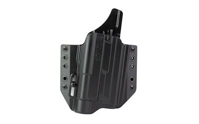 Bravo Concealment BCA OWB Light Bearing Holster, S&W M&P 9/40 Full Size with TLR-1, Black Polymer